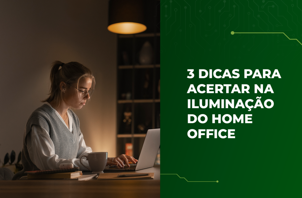 iluminação home office