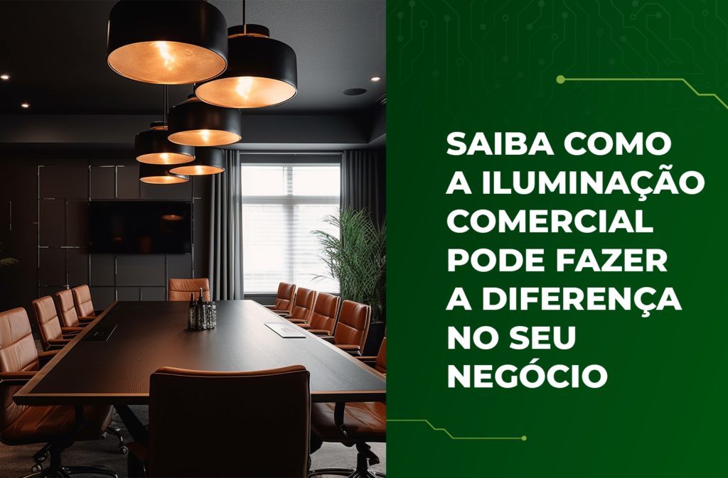 iluminação comercial