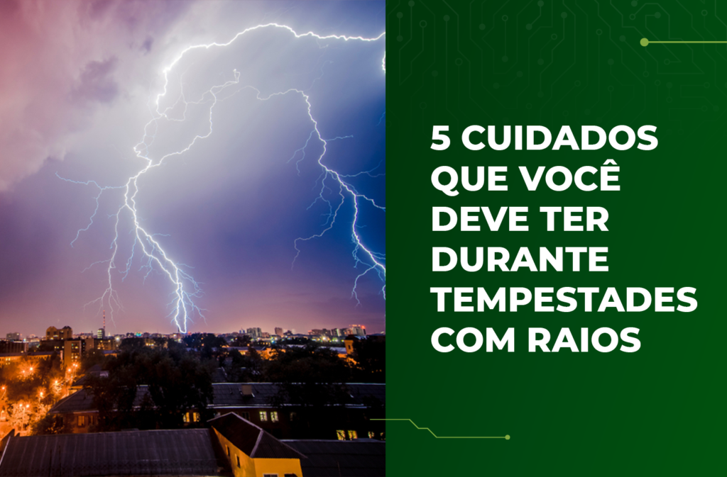 tempestades com raios