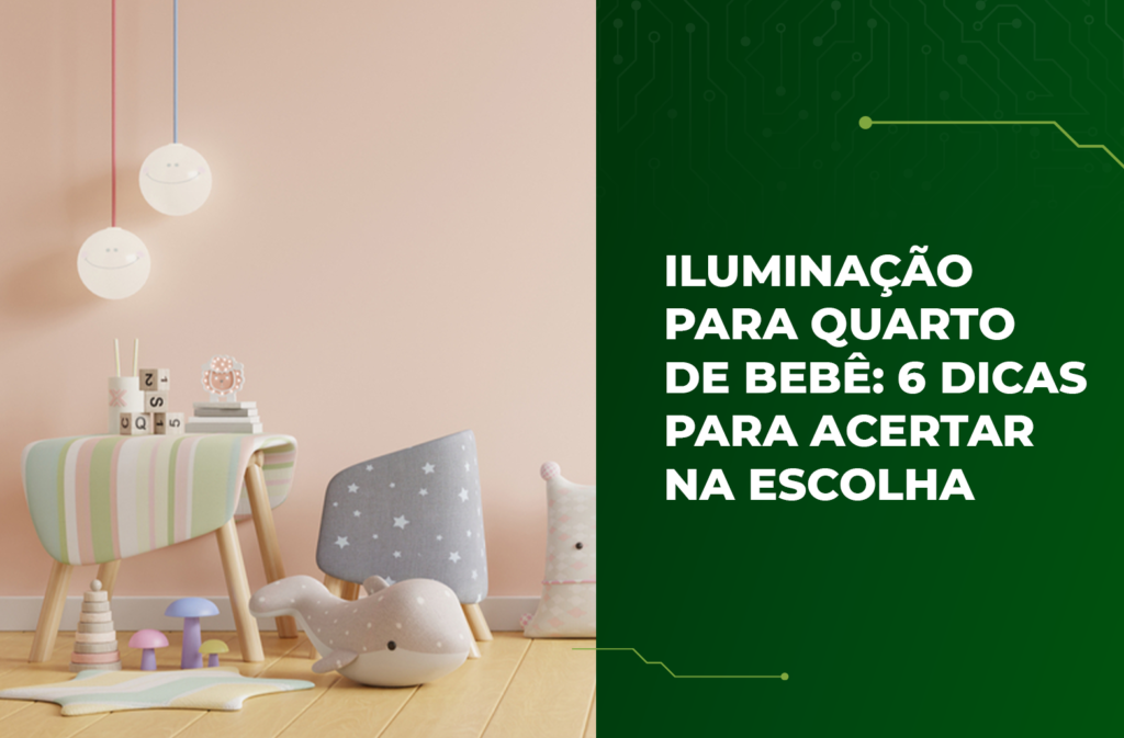 iluminação para quarto de bebê