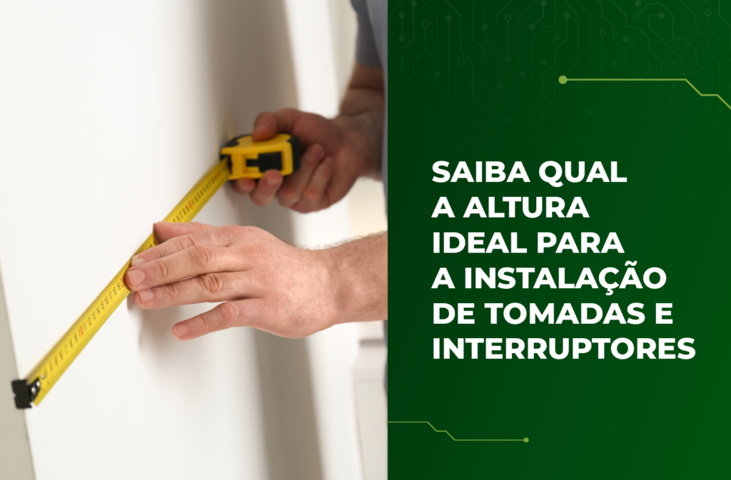 altura ideal para tomadas e interruptores