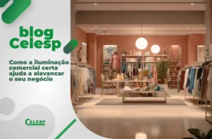 iluminação comercial